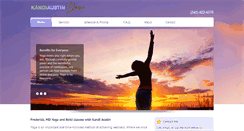 Desktop Screenshot of kandiaustinyoga.com